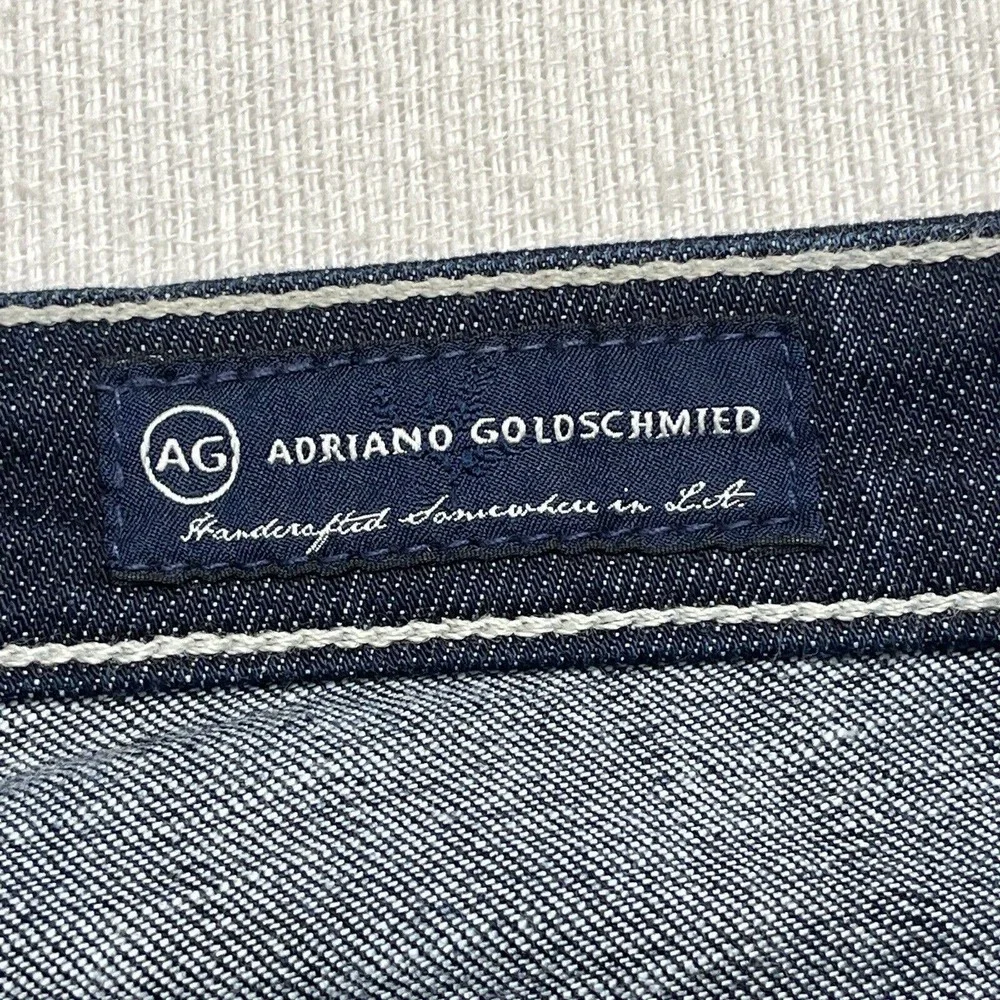 AG ADRIANO GOLDSCHMIED Shorts Womens 29R The Malibu Crop Pant Denim Blue - Picture 4 of 10